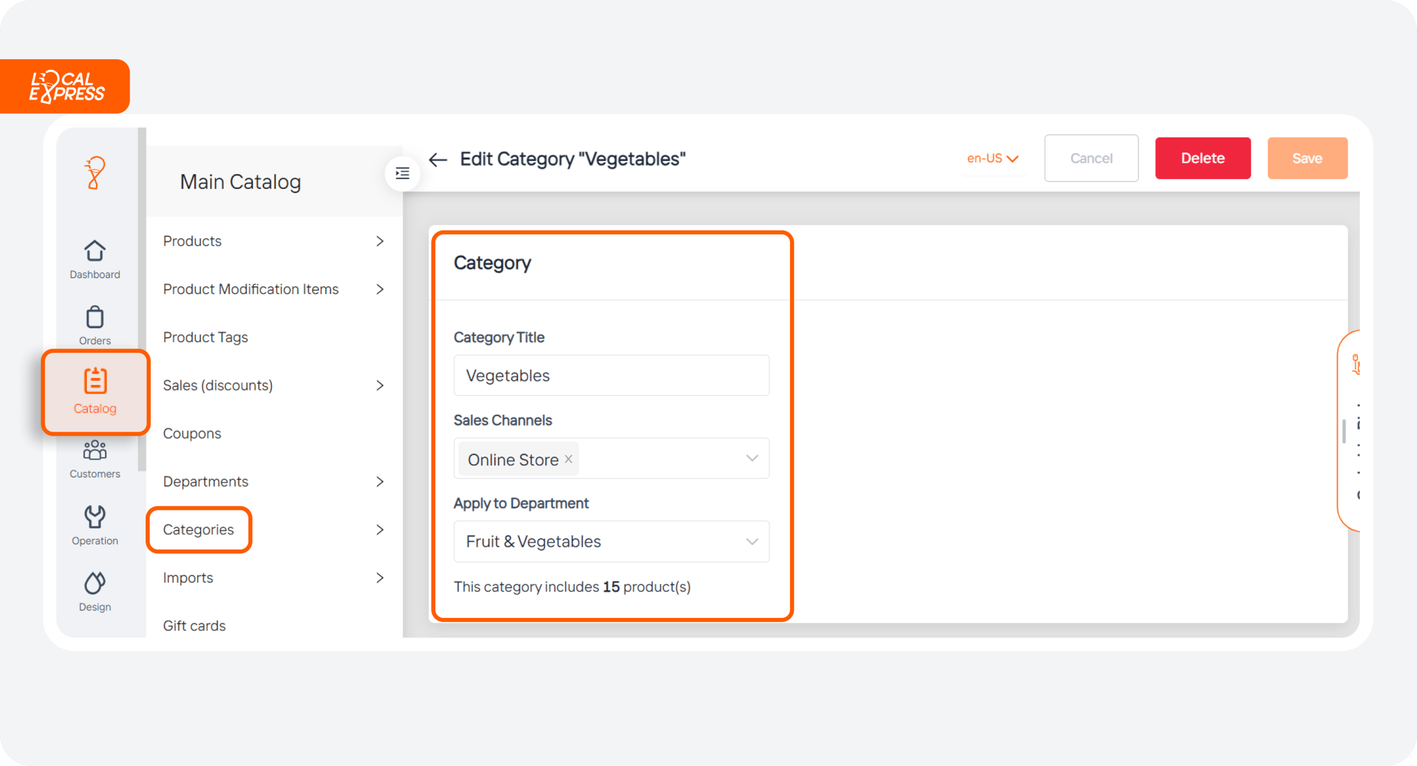 Create a Category