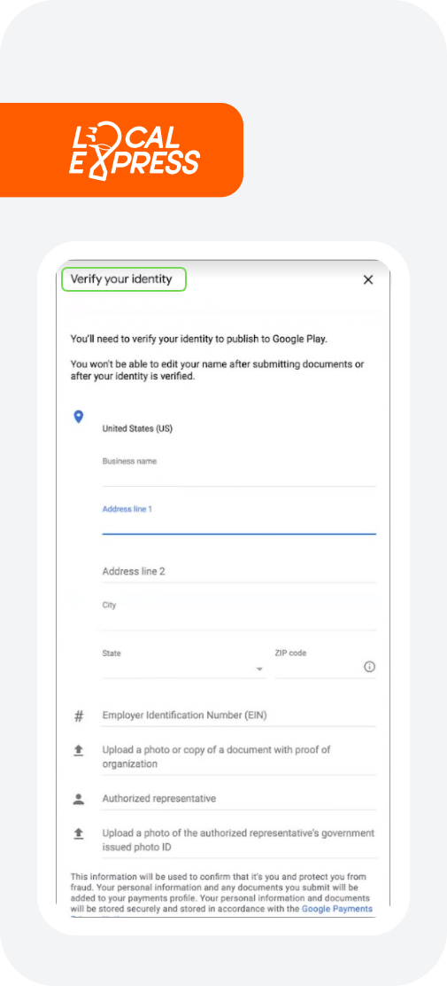 Google Play ID Verification